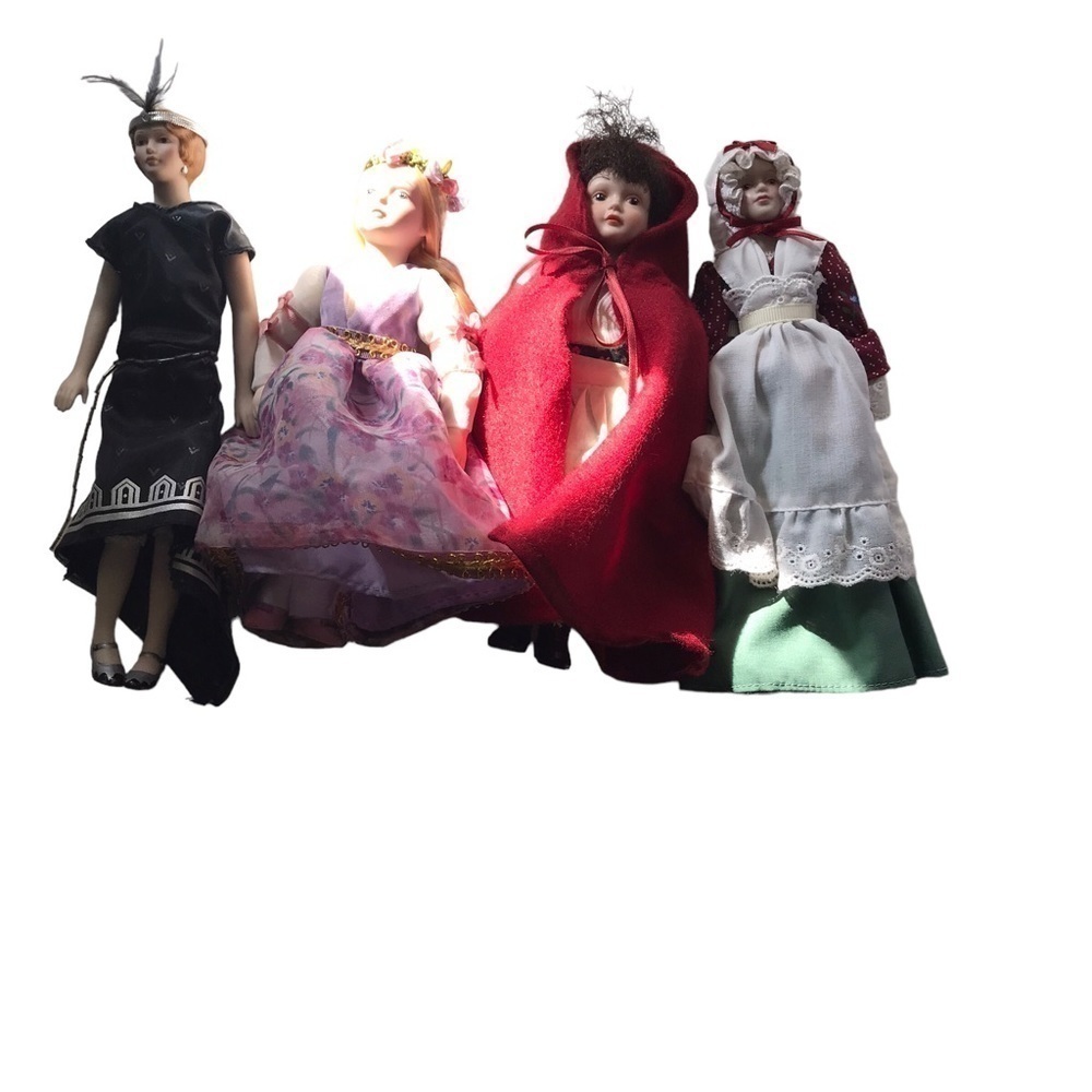 4 Avon Collectable Dolls